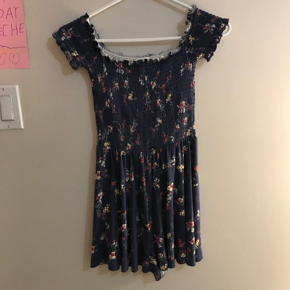GARAGE off the shoulder floral romper XS
